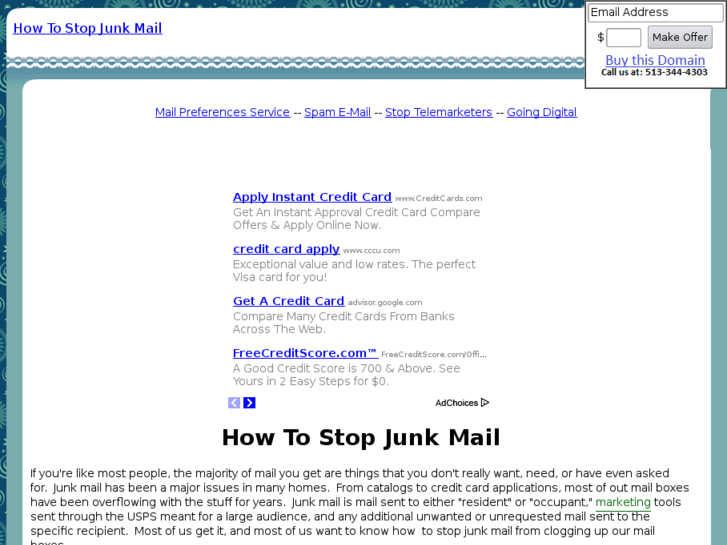 www.howtostopjunkmail.com