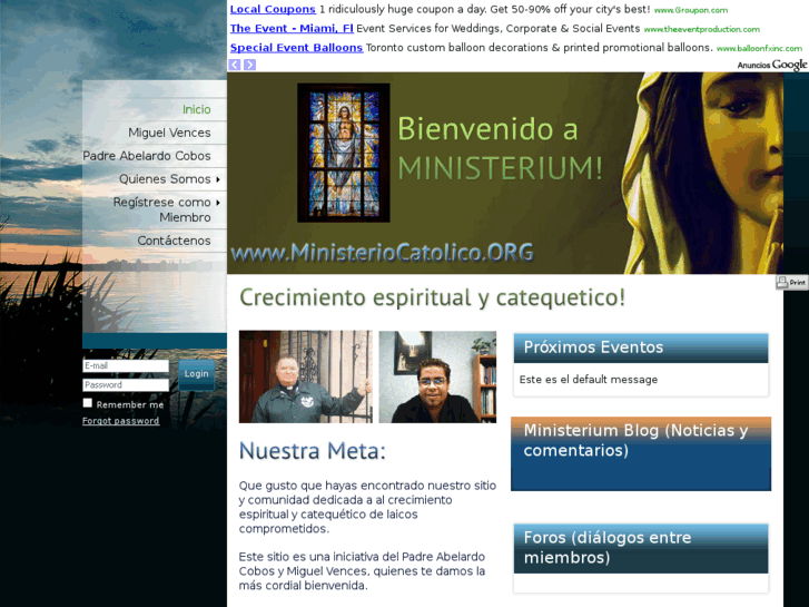 www.ministeriocatolico.org