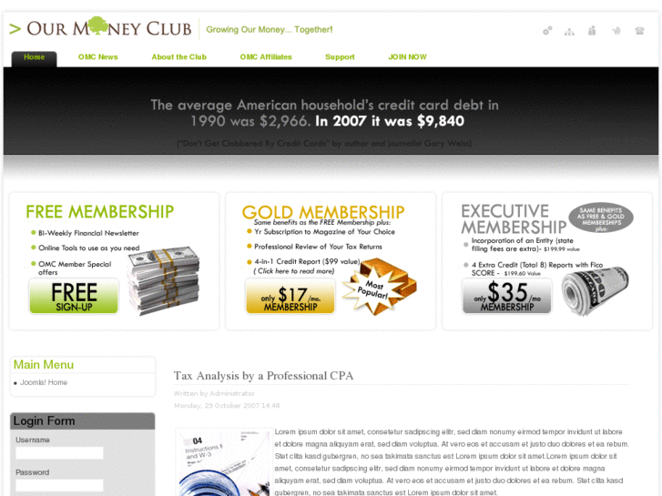 www.ourmoneyclub.com