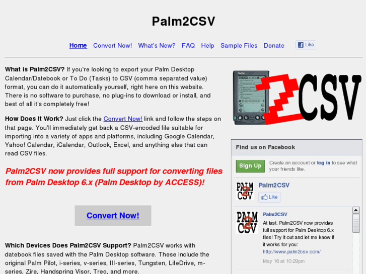 www.palm2csv.com