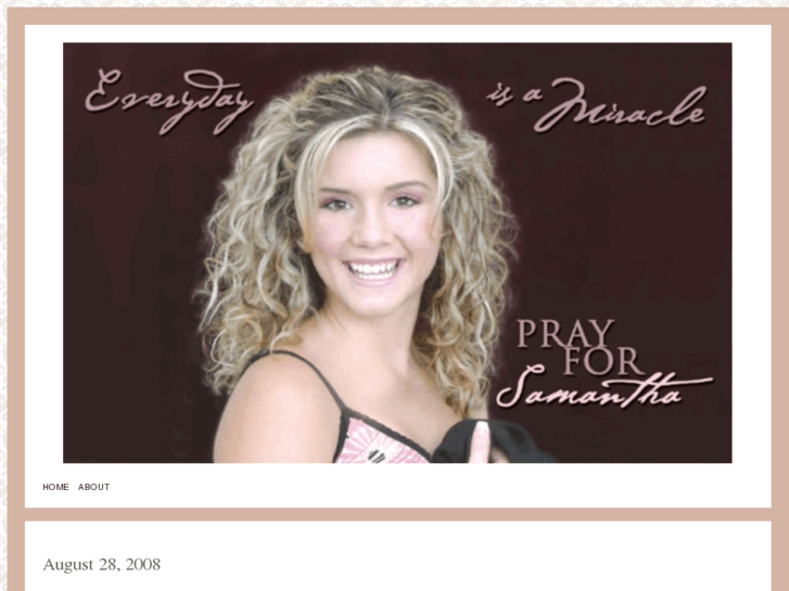 www.pray4samantha.com