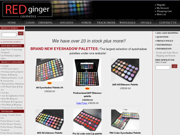 www.redgingercosmetics.com