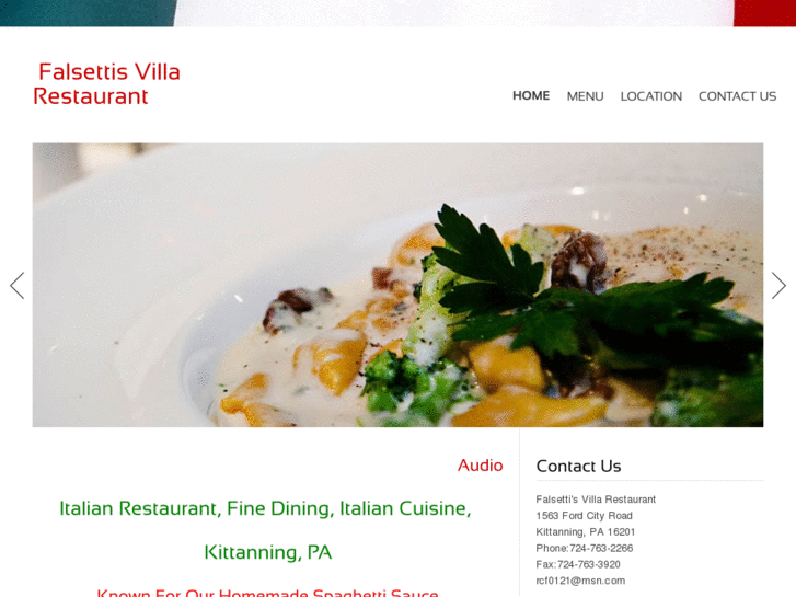 www.falsettisvillarestaurant.info