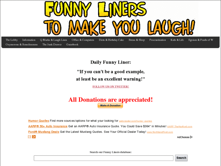 www.funnyliners.com