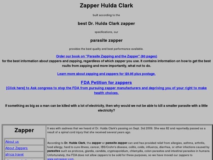 www.huldaclarkparasitezapper.com