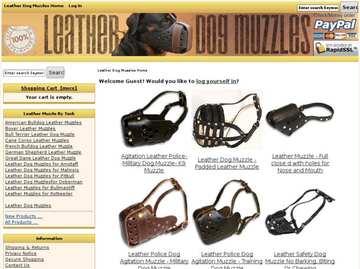 www.leather-dog-muzzles.com