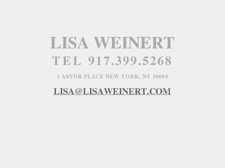 www.lisaweinert.com