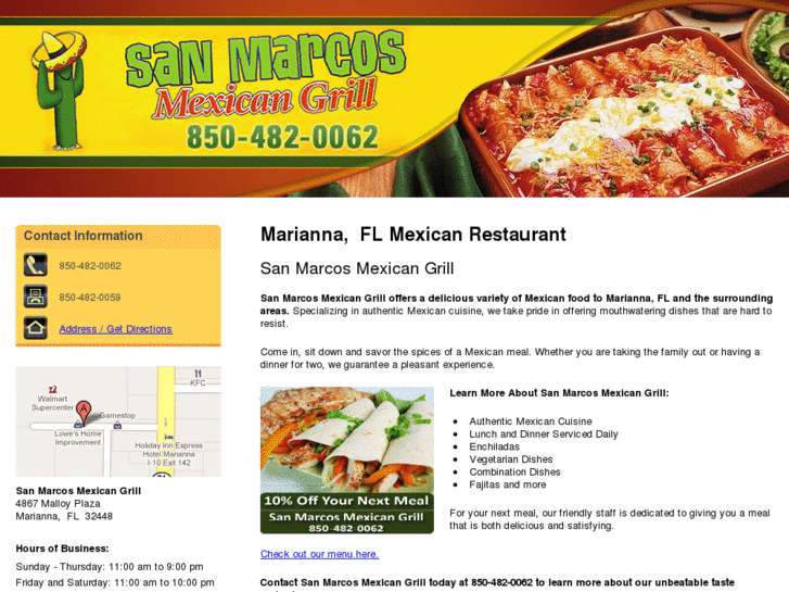 www.mexicanrestaurantmarianna.com