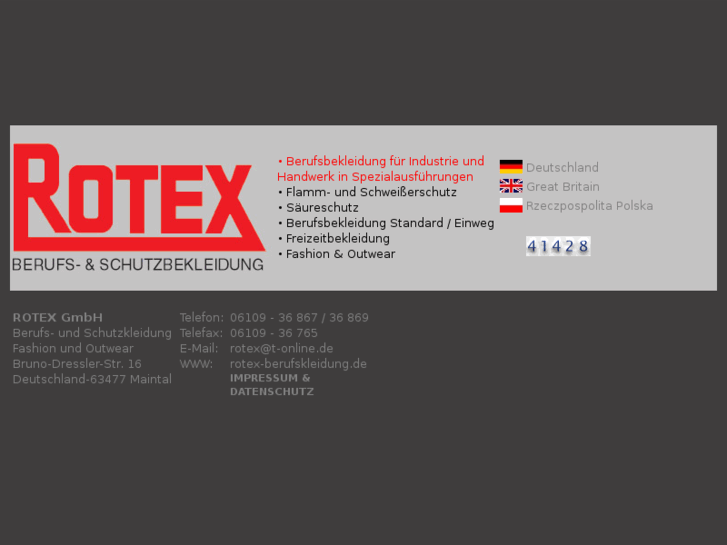 www.rotex-berufskleidung.de
