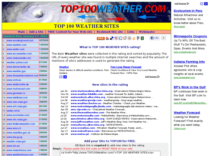 www.top100weather.com