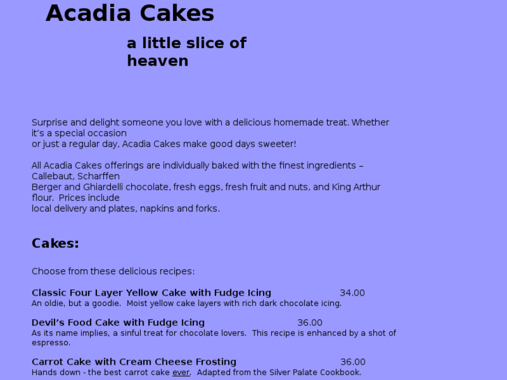 www.acadiacakes.com