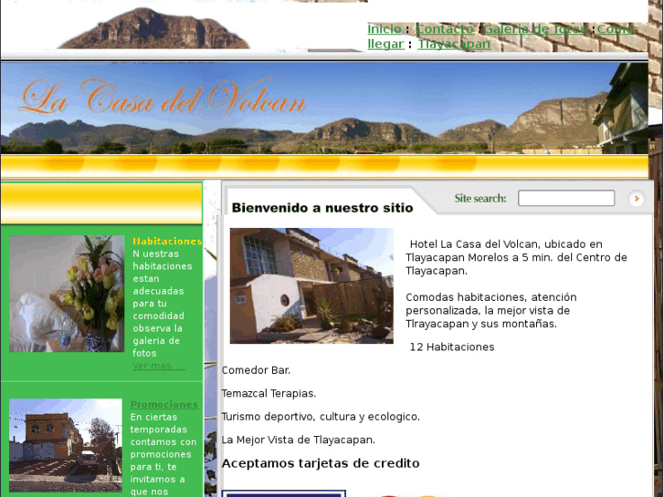 www.lacasadelvolcanhotel.com