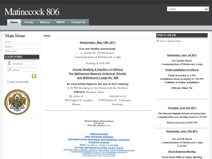www.matinecock806.org