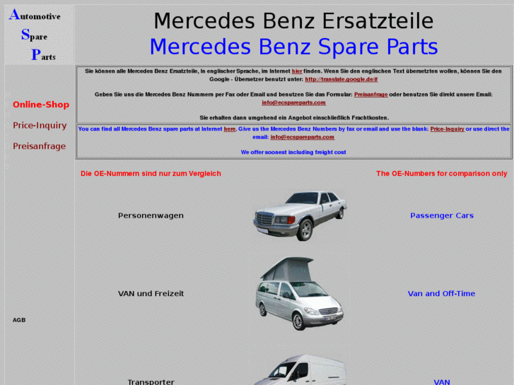 www.mercedes-parts.biz