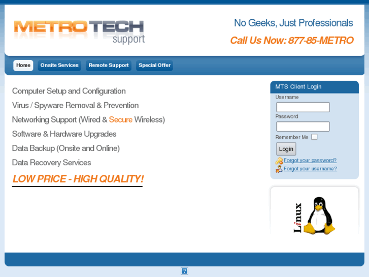 www.metro-techsupport.com
