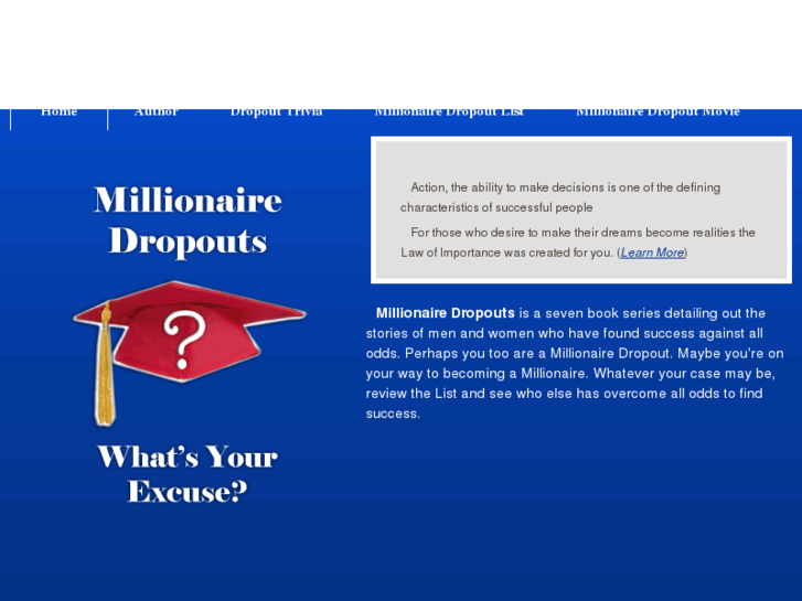 www.millionairedropout.com