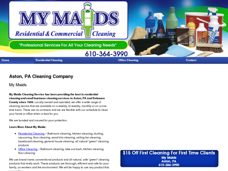 www.mymaidscleaners.com