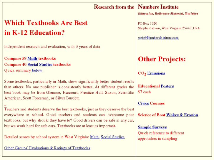 www.numbersinstitute.com