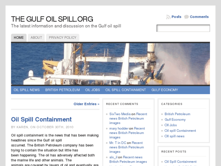 www.thegulfoilspill.org