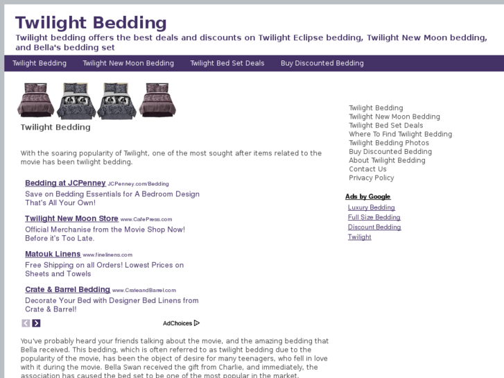 www.twilightbedding.org