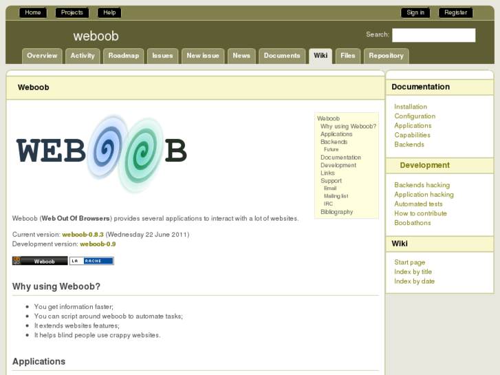 www.weboob.org