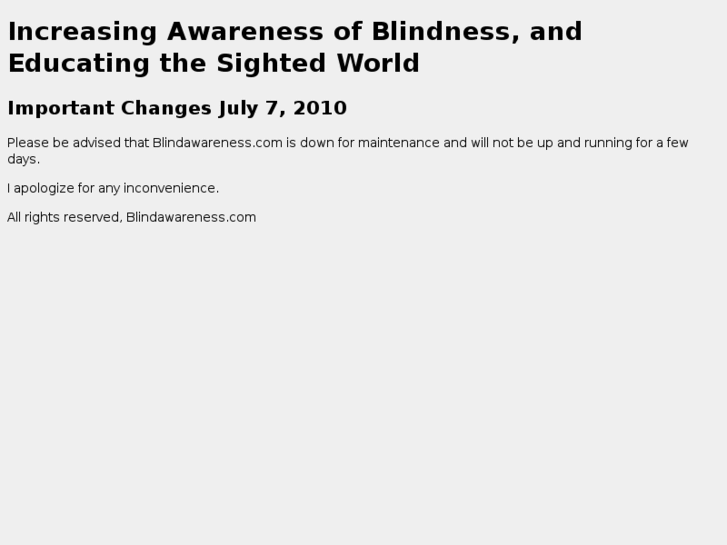 www.blindawareness.com