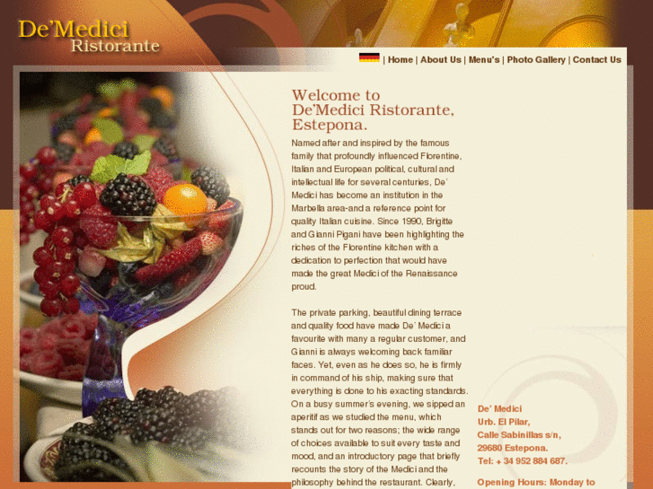 www.demediciristorante.com