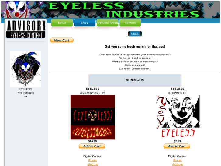 www.eyelessarmy.com