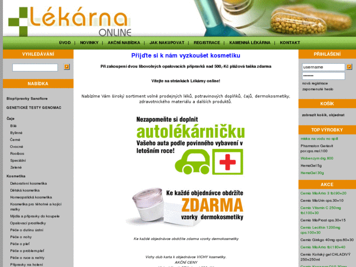 www.lekarnaonline.cz