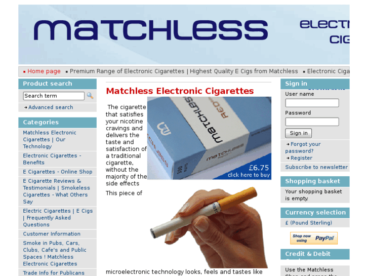 www.matchlessecig.com