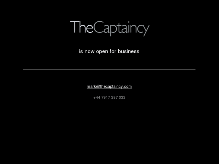 www.thecaptaincy.com