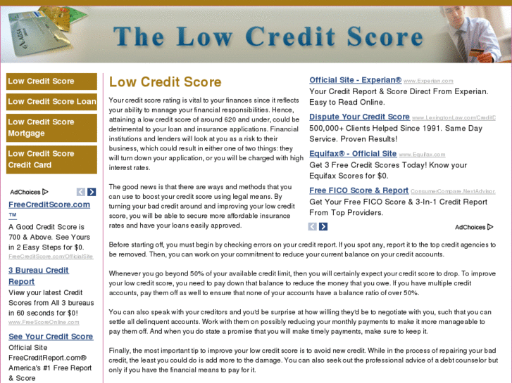 www.thelowcreditscore.com