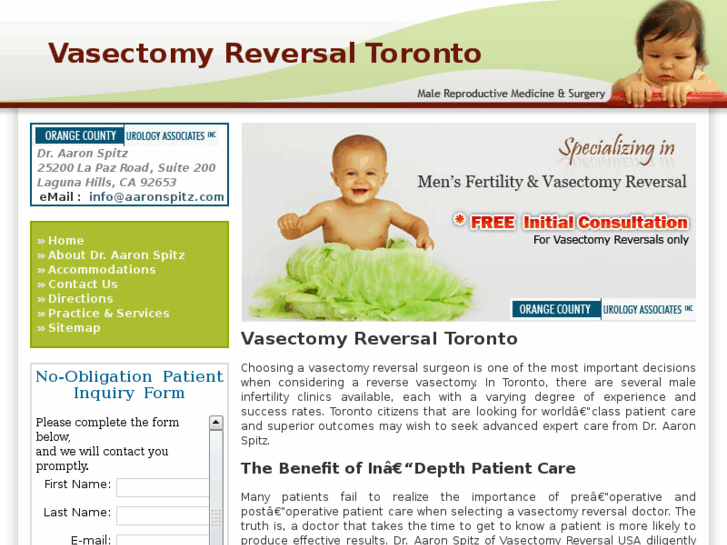 www.vasectomyreversaltoronto.com