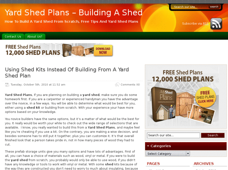 www.yardshedplans.net