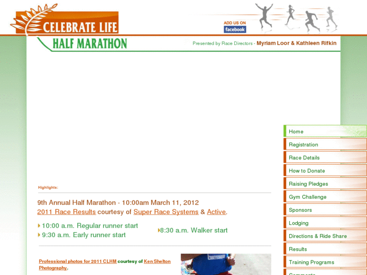 www.celebratelifehalfmarathon.com