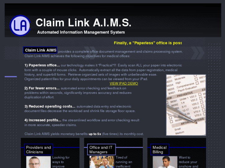 www.claimlinkaims.com