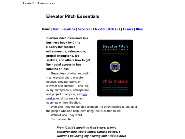 www.elevatorpitchessentials.com