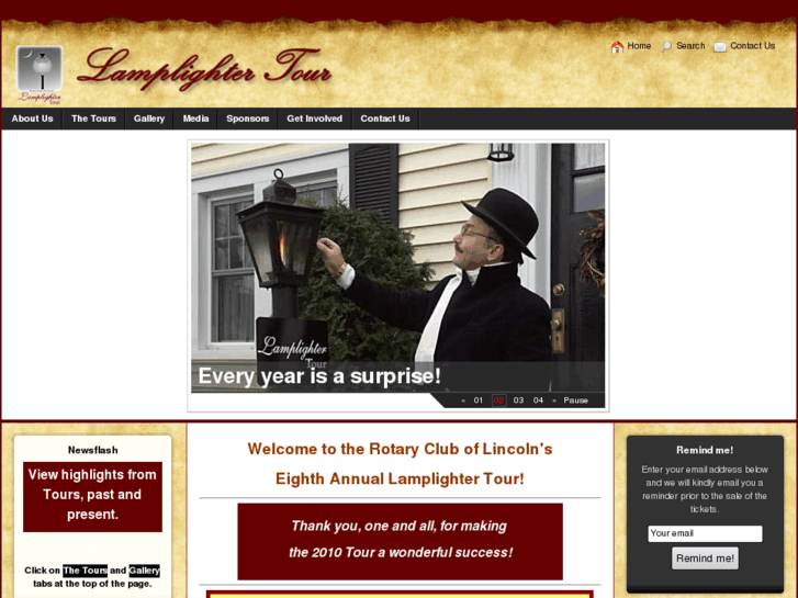 www.lamplightertour.com