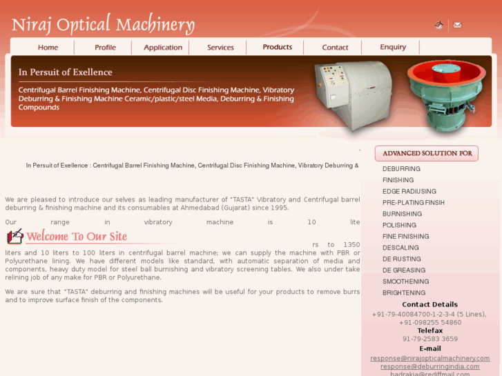 www.nirajopticalmachinery.com