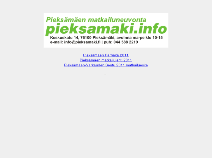 www.pieksamaki.info