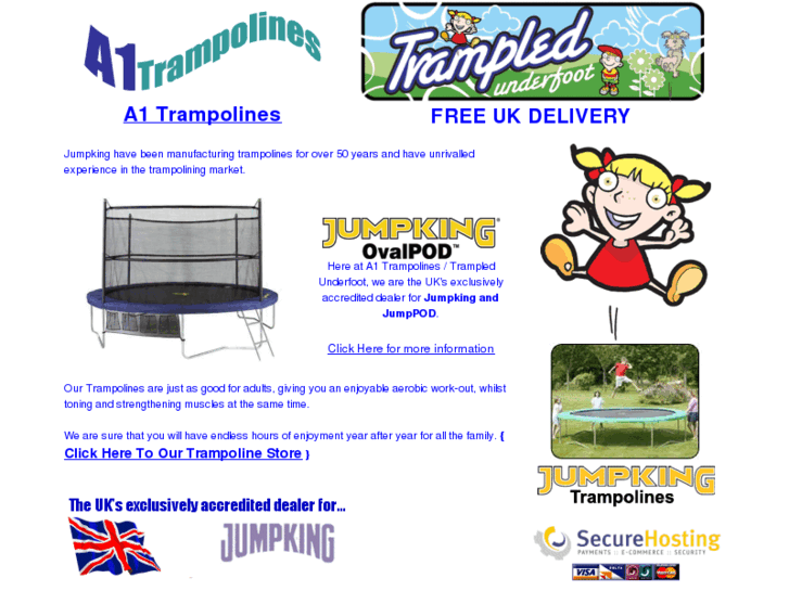 www.a1trampolines.com