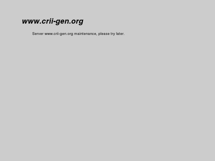 www.crii-gen.org