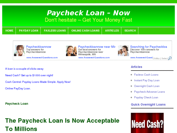 www.paycheckloannow.com