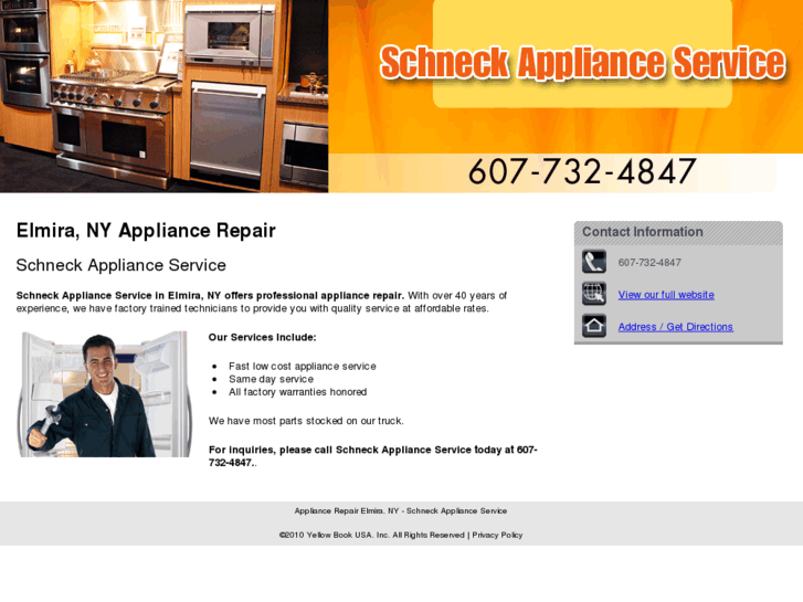 www.schneckapplianceservice.com