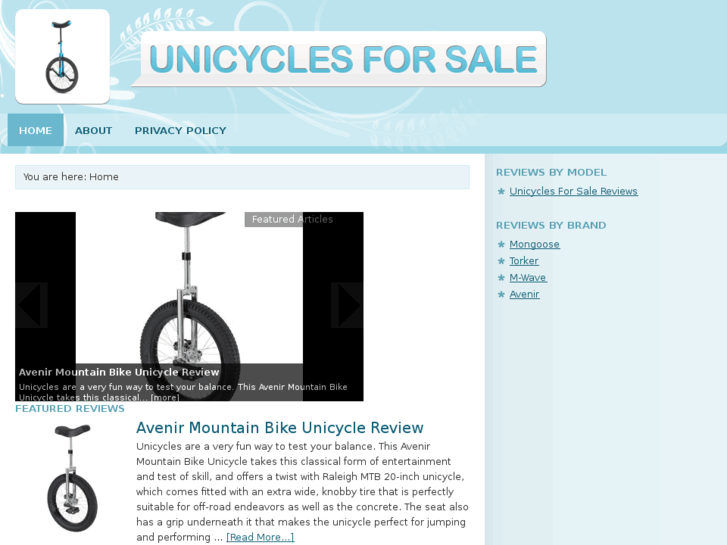 www.unicyclesforsale.org