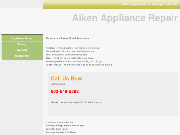 www.aikenappliancerepair.com