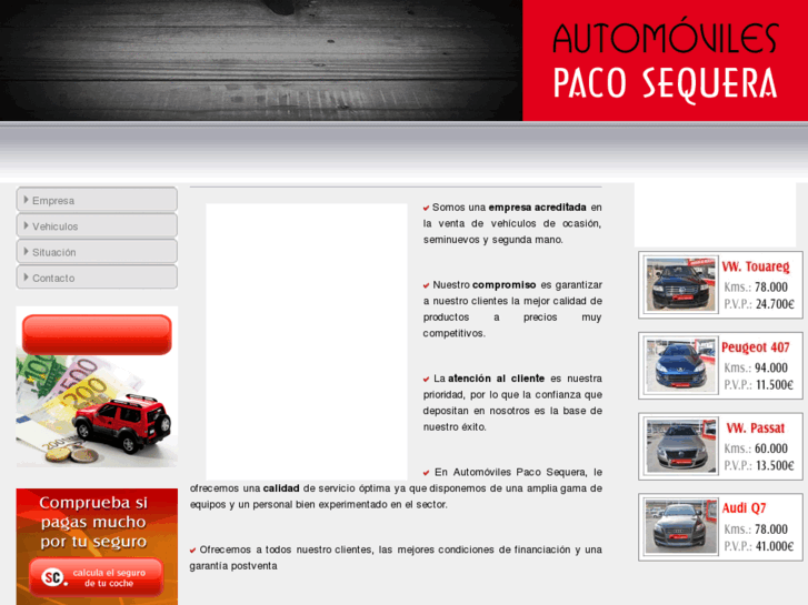 www.automovilespacosequera.com