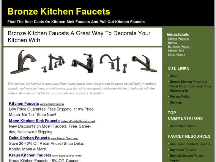 www.bronzekitchenfaucets.net