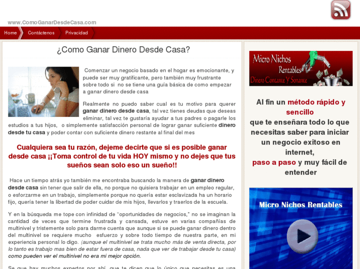 www.comoganardesdecasa.com