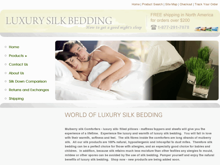 www.luxurysilkbedding.com